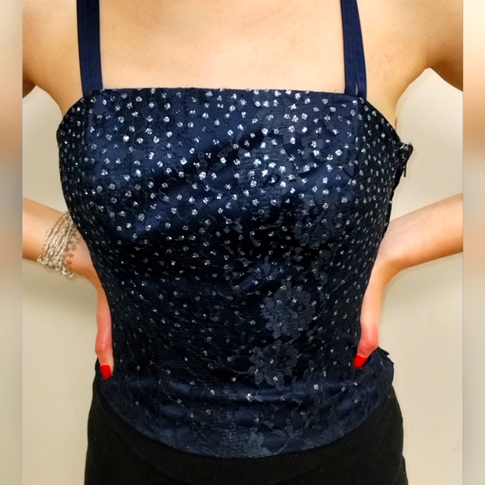 Little Blue Sparkle Top